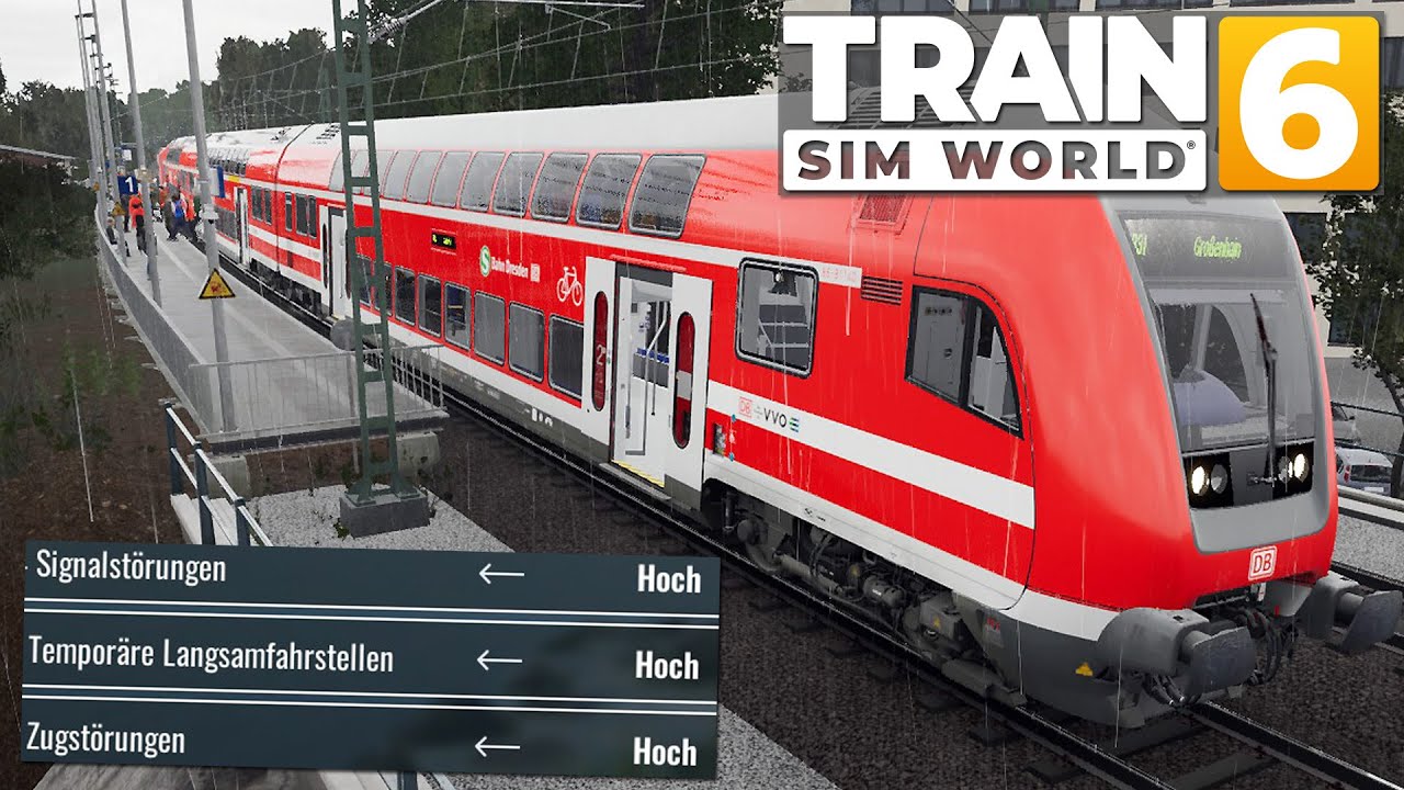 CHOAS und VERSPÄTUNG wie bei der ECHTEN BAHN in Train Sim World 6? | TSW 6 Leipzig Dresden Gameplay