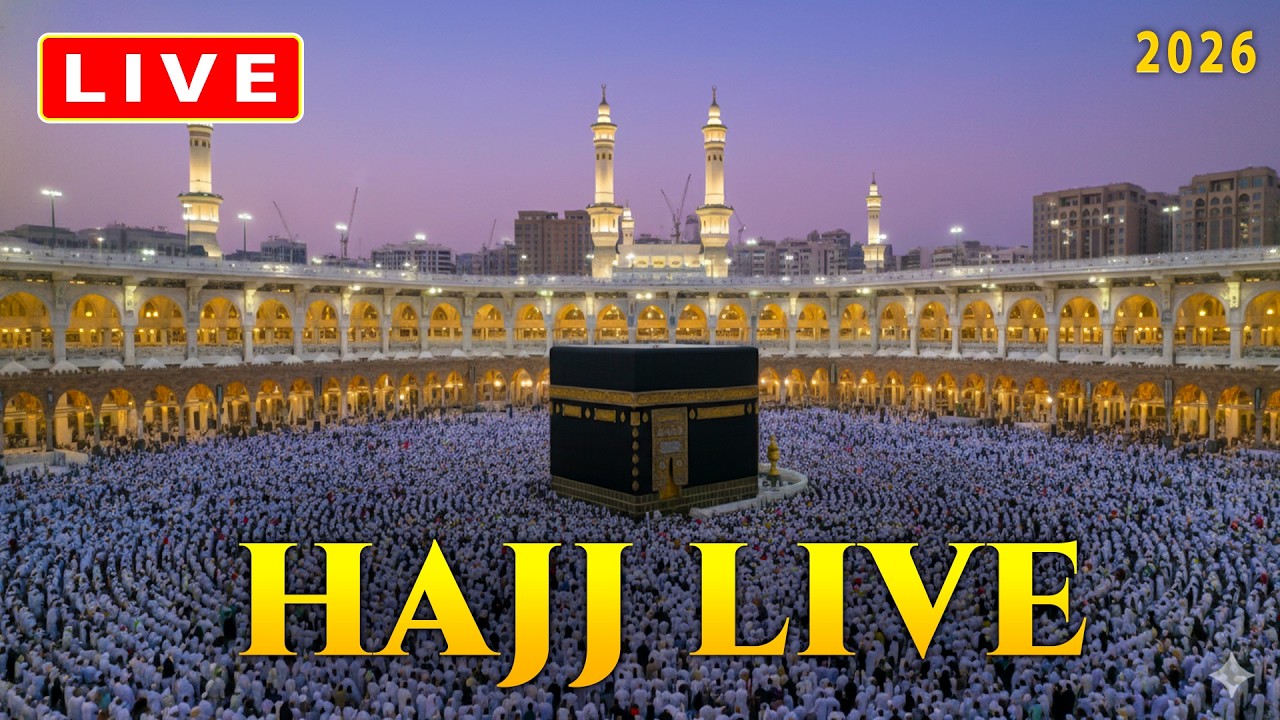 🔴Makkah Hajj Talbiyah Live 2026 | Beautiful Voices of Labbaik Allahumma Labbaik لبيك اللهم لبيك