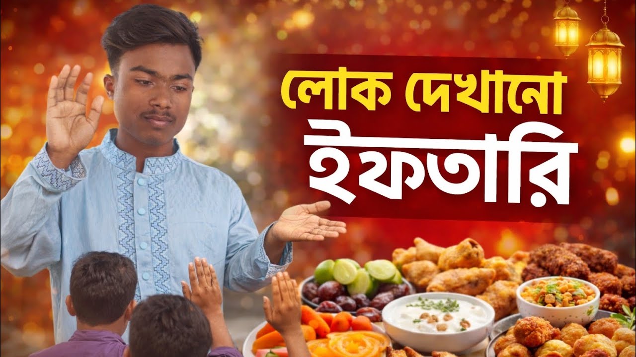 লোক দেখানো ইফতারি! আল্লাহর জন্য না মানুষের জন্য?