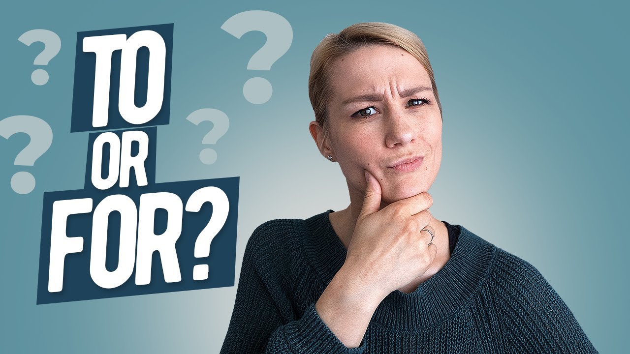 How to Use TO & FOR * English Prepositions * Common Grammar Mistakes I English with LinguaTrip