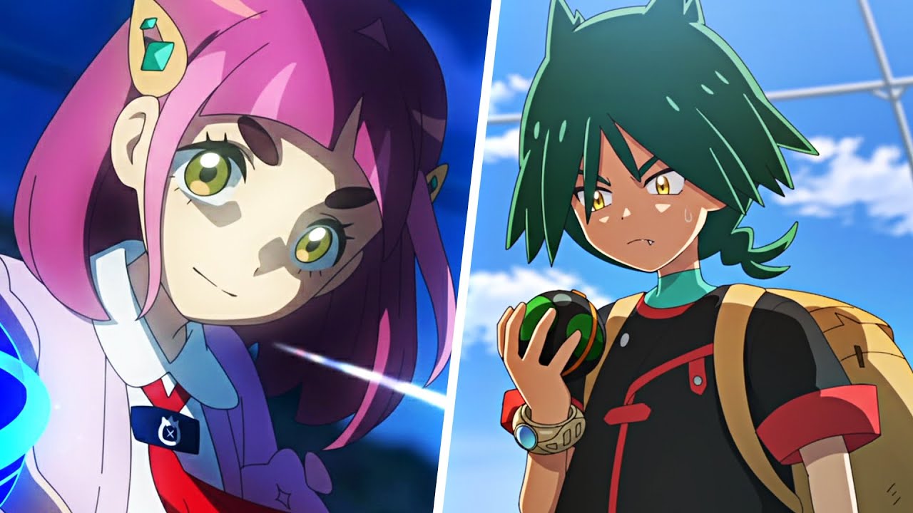 Ult VS Lacey And Excadrill - Ult And Dragonite - Pokemon Horizons AMV