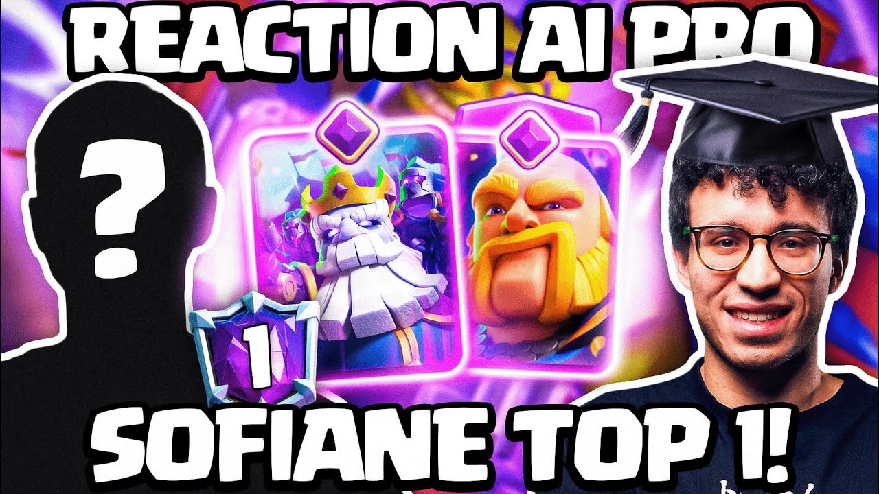 2 VOLTE CONTRO MOMO PER LA TOP 1 MONDIALE! REACTION AI PRO - CLASH ROYALE ITA