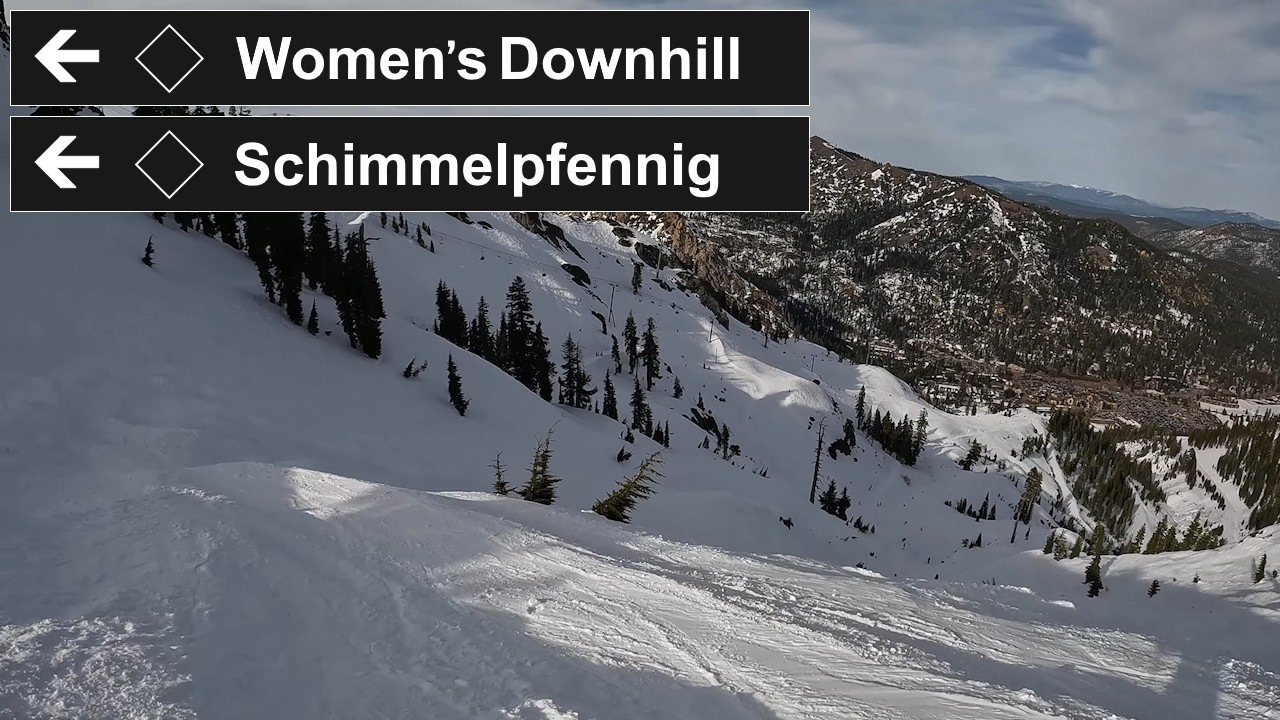Palisades Tahoe, CA - ◊ Women's Downhill to Schimmelpfennig Bowl (1-31-26) [4K]