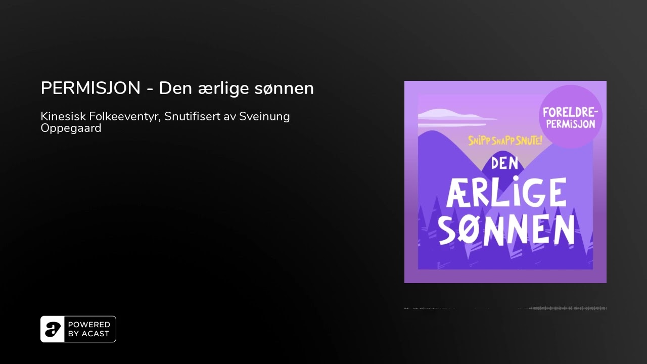 PERMISJON - Den &aelig;rlige s&oslash;nnen