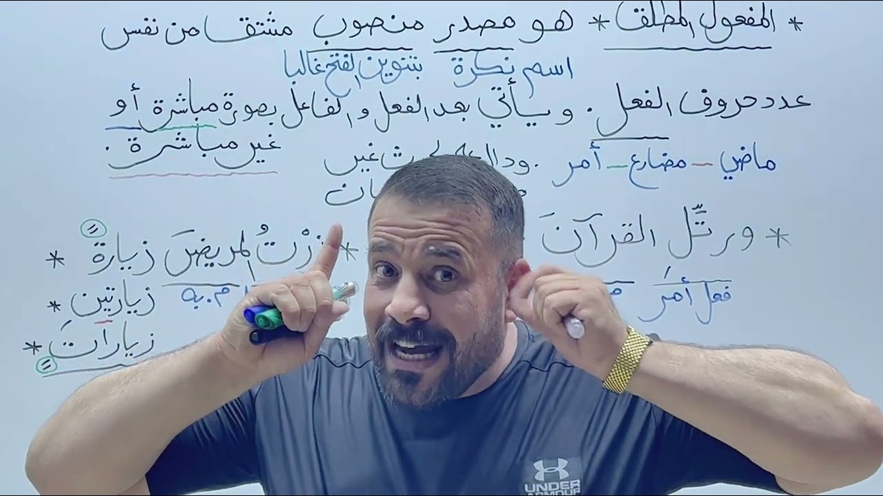 كوس ثاني رابع المفعول المطلق:- (م١)