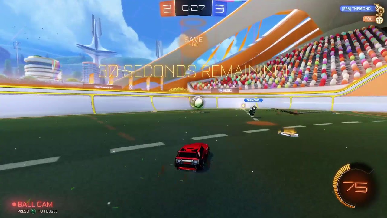1v1 my cousin in rocket League