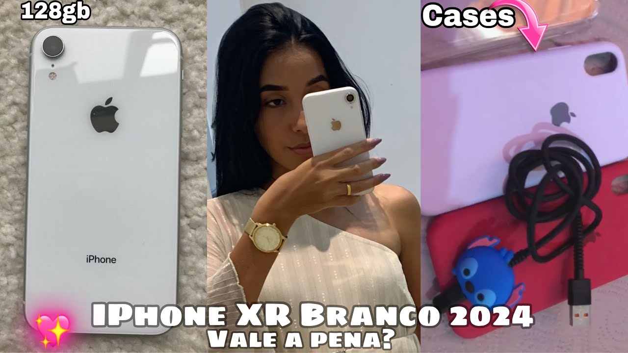 IPHONE XR BRANCO 128gb 2024| acessórios,valores,câmera