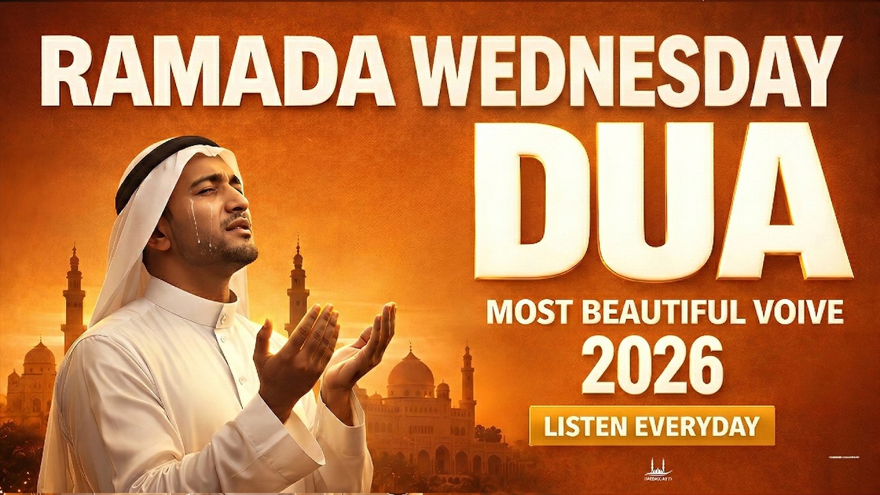 Wednesday Best Dua For Ramadan 2026 | Beautiful Voice | Listen Now  Powerful Ramadan Dua | #ramadan