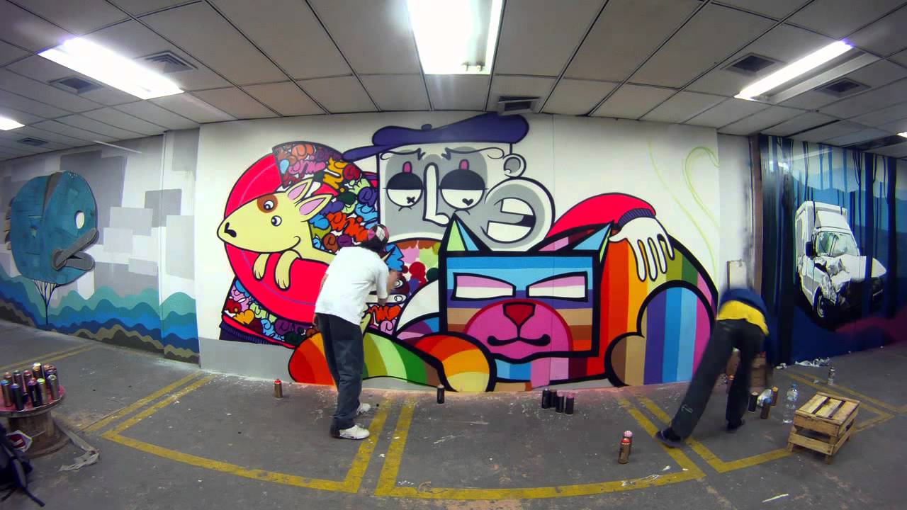 Chivitz e Minhau no ART RUA - Rio de Janeiro