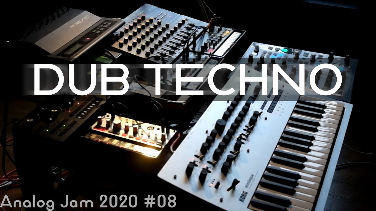 2020 #8 / dub techno (Drumbrute Impact, volca bass/kick/beats, monotribe, minilogue)