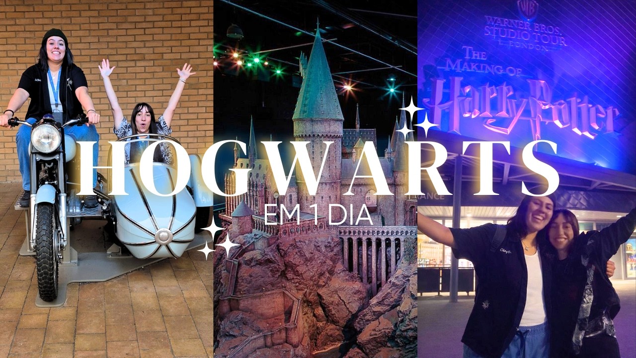 9 HORAS EM HOGWARTS?! O nosso rolê no Studio Tour London
