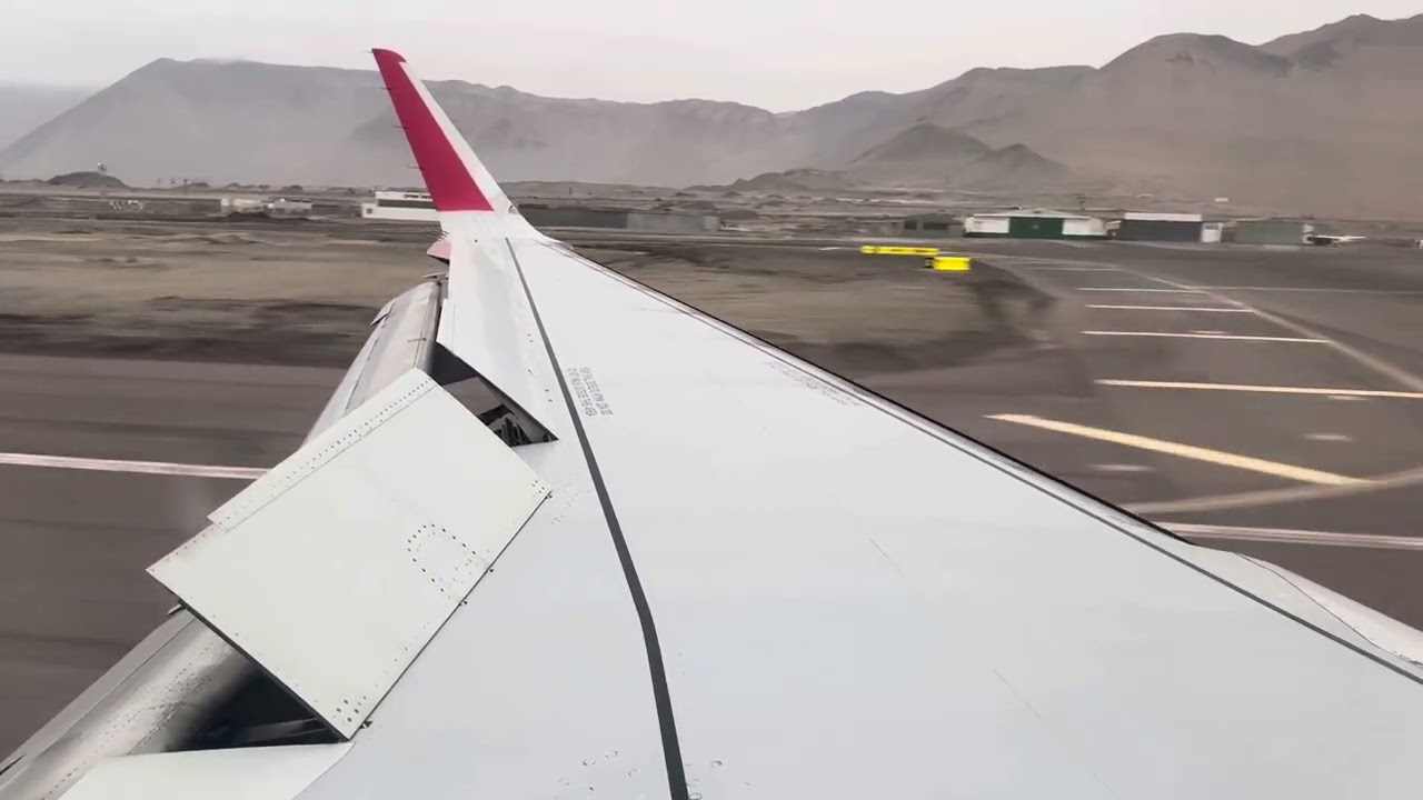 Aterrizaje impecable en Iquique A321- LATAM