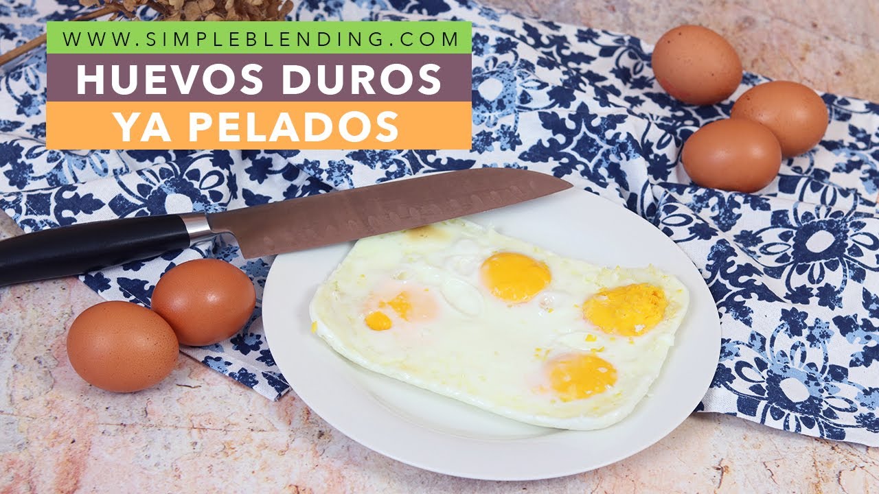 TRUCO PARA COCER HUEVOS SIN TENER QUE PELARLOS | Cómo preparar huevos cocidos sin cáscara