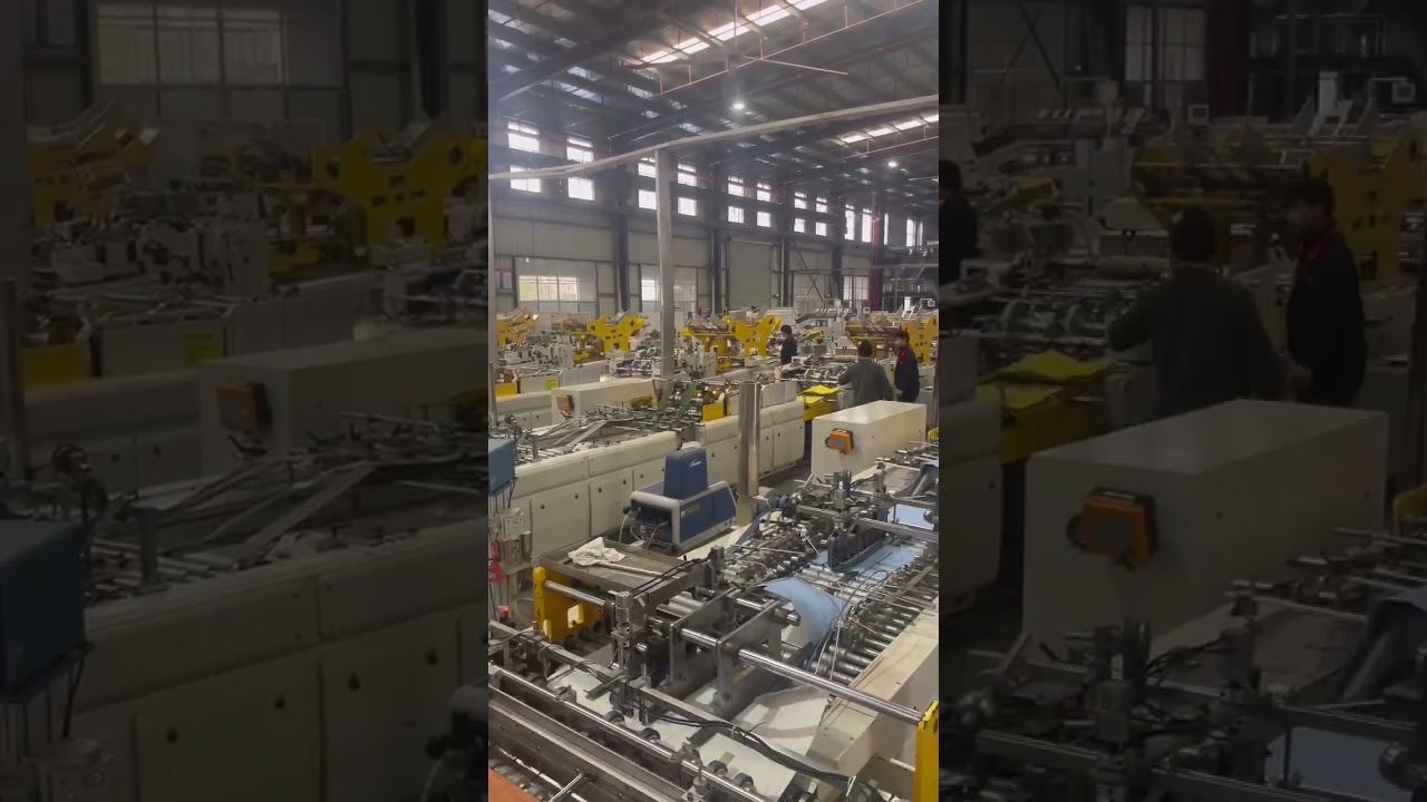 Sheet fed Luxury Paper Bag Tube Forming Machine with 4pcs Top Card Pasting 