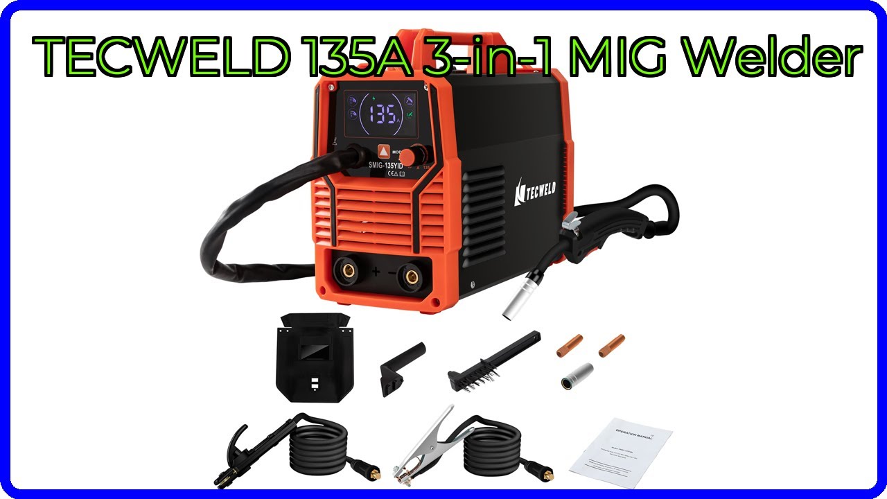 REVIEW (2026): TECWELD 135A 3-in-1 MIG Welder. ESSENTIAL details.