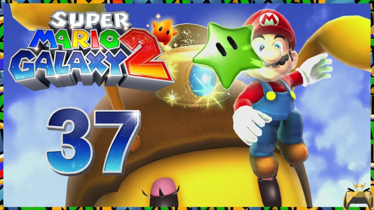 SUPER MARIO GALAXY 2💫 #37 Grünsterne: Honighüpfer-Galaxie, Kettenhundfabrik & Glitzerstrand-Galaxie