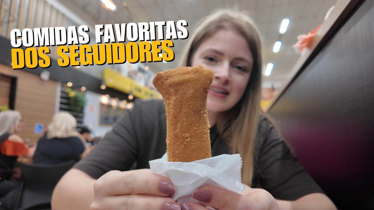 comendo só as COMIDAS FAVORITAS dos MEUS SEGUIDORES por um dia ❤️✨