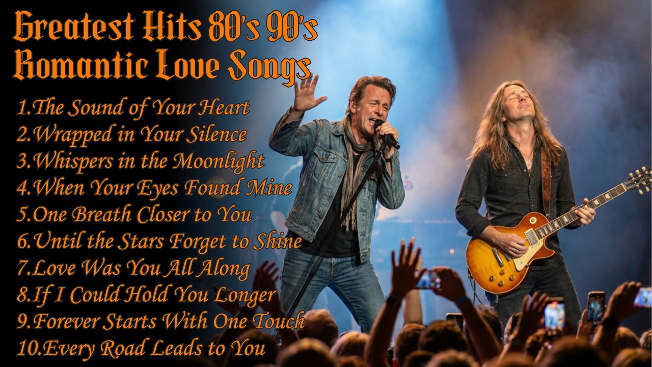 🎙️ Best Romantic Love Songs 80s & 90s 💖 Soft Rock Ballads The Sound of Your Heart Vol. 08