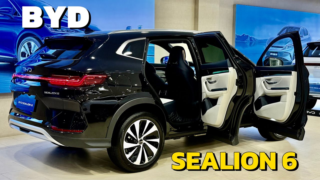 2026 BYD SEALION 6 PHEV Black Exterior and Interior Luxury Features 