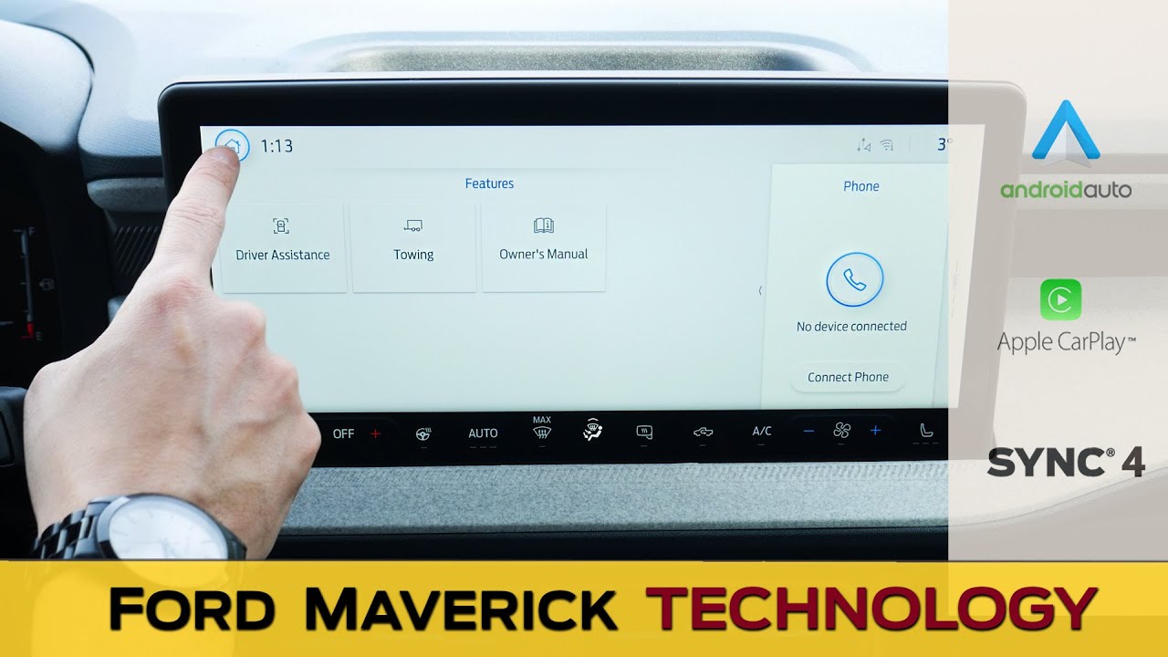 Sync 4 in the Ford Maverick XL and XLT | CarPlay, Android Auto and more!