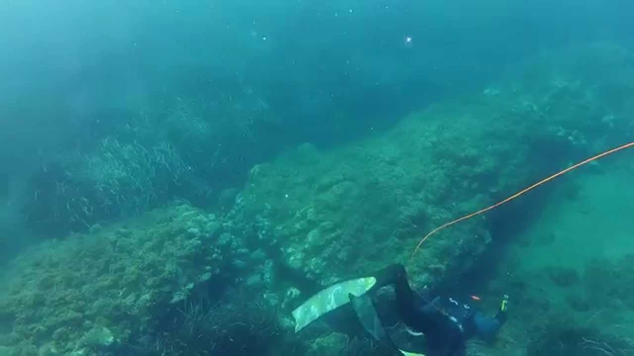 Speargun fishing in Samothraki