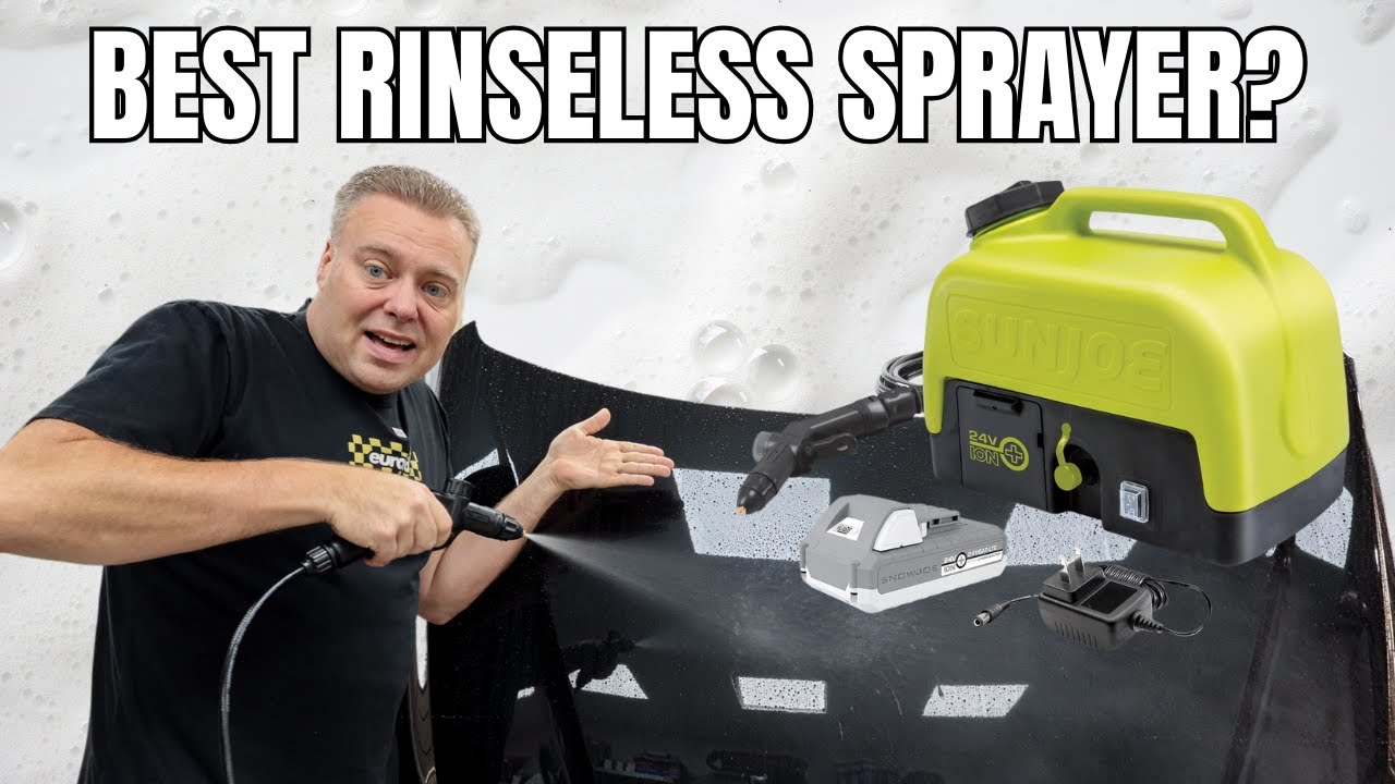BEST Sprayer For Rinseless? | Sunjoe Portable Spray Washer | Review & Test