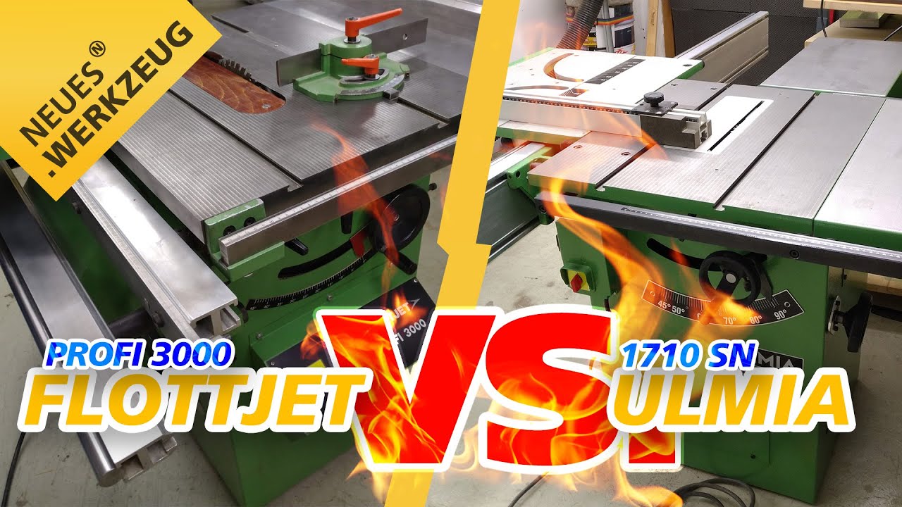 Welche Tischkreissäge würdest du nehmen? FLOTTJET vs. ULMIA | Profi 3000 + 1710SN
