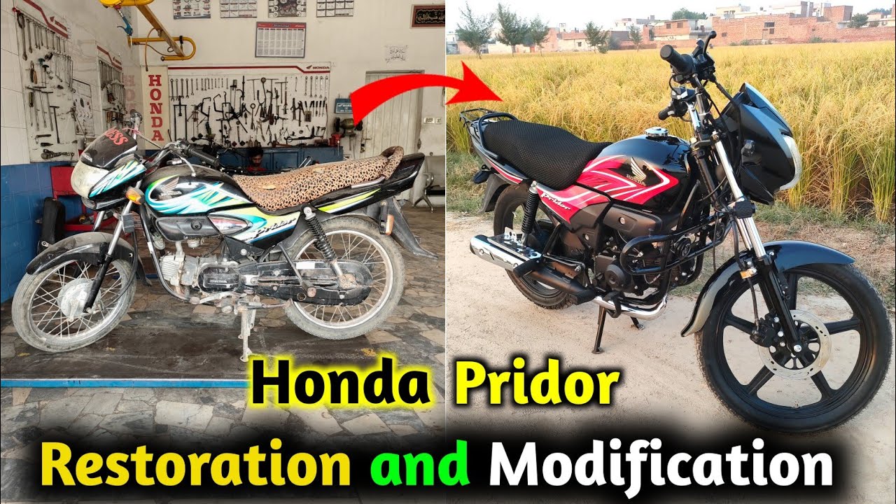 Honda Prider Restoration Modification And Assembling