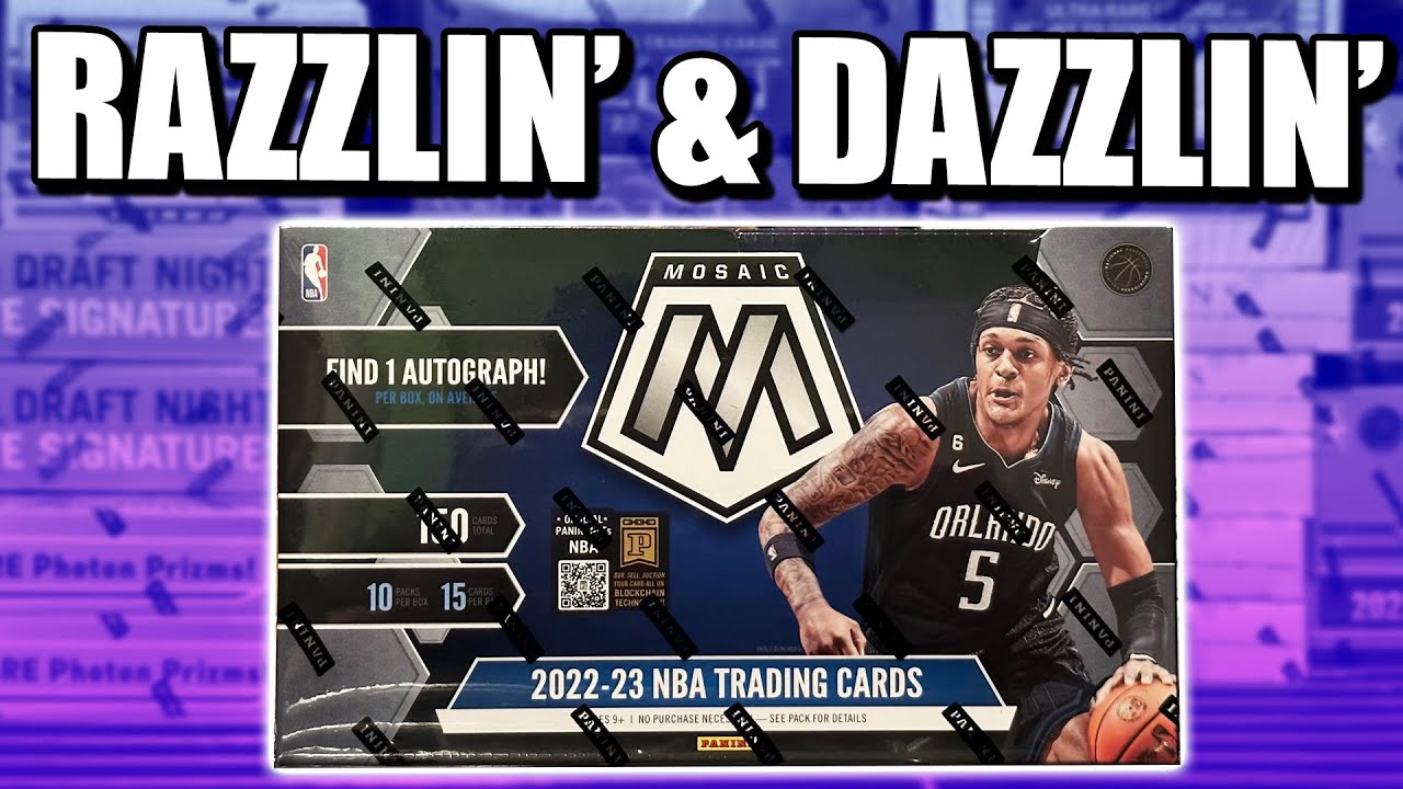 RAZZLIN' & DAZZLIN'!!!  | 2022-23 Panini Mosaic NBA Hobby Box Review ($300/box)