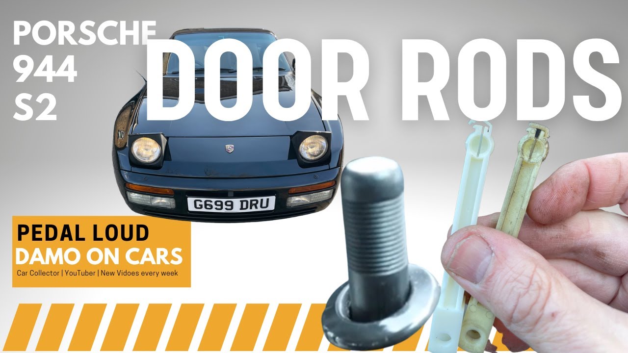 PORSCHE 944 S2/TURBO CENTRAL LOCKING DOOR LOCK ROD FIX | HOW TO