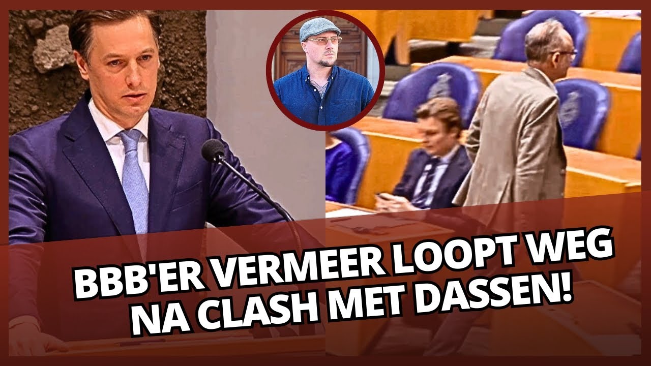 BBB'er Vermeer loopt weg na RUZIE met Dassen! 