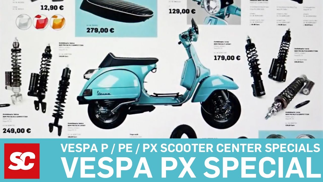 Scooter Center Specials Vespa P / PX Products Flyer 2018 | 01