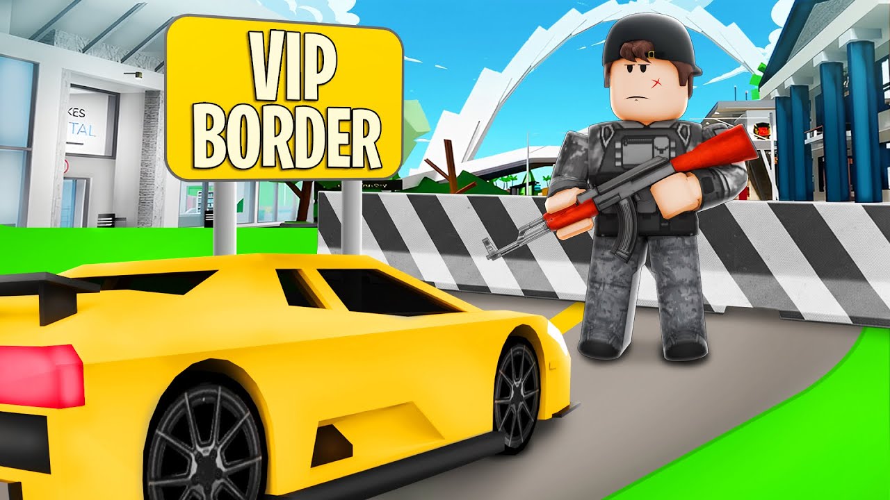I Open A BORDER To Rob VIP PLAYERS.. (Brookhaven RP)