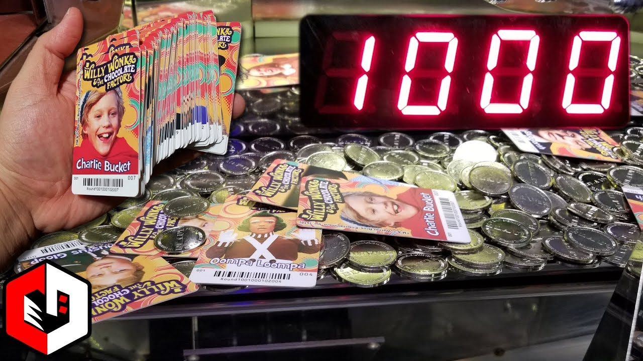 ВЫИГРАЙТЕ ВСЕ КАРТЫ! 1000 игр в Willy Wonka Coin Pusher: ВЫИГРАЙТЕ ДЖЕКПОТ с золотым билетом!