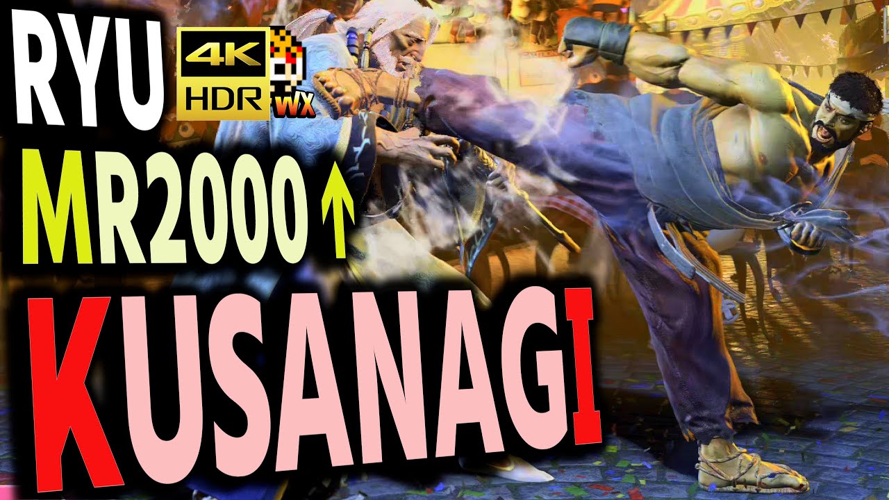 SF6: Kusanagi  Ryu MR2000 over  VS Akuma | sf6 4K Street Fighter 6 Season2