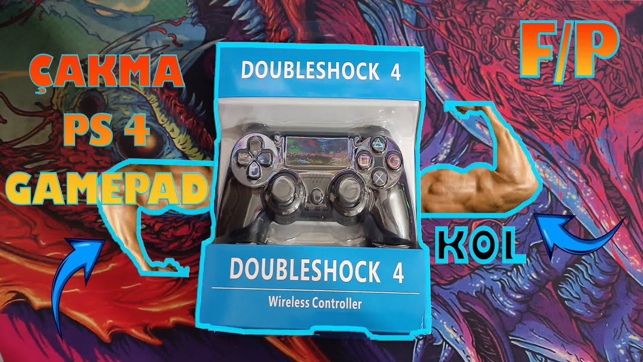 ÇAKMA PS 4 GAMEPAD ( DOUBLESHOCK 4 ) İNCELEME VE OYUN TESTİ