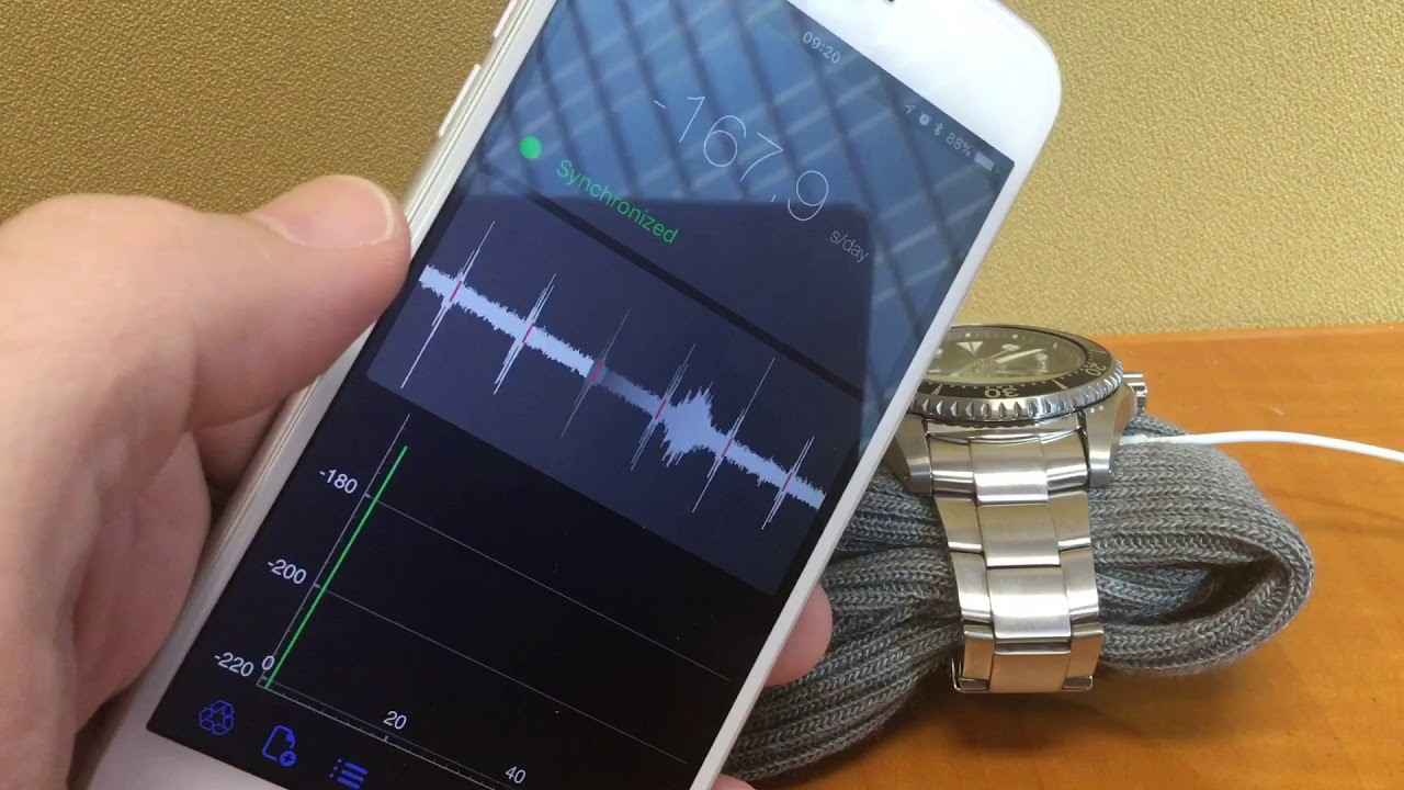 Hairspring: watch accuracy app