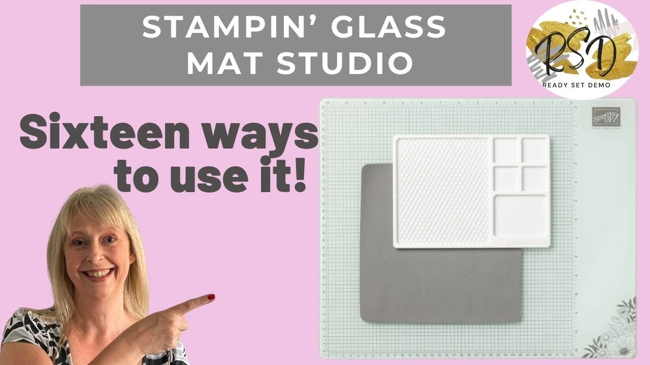Stampin' Glass Mat Studio - 16 ways to use it! Stampin' Up! tips and tricks