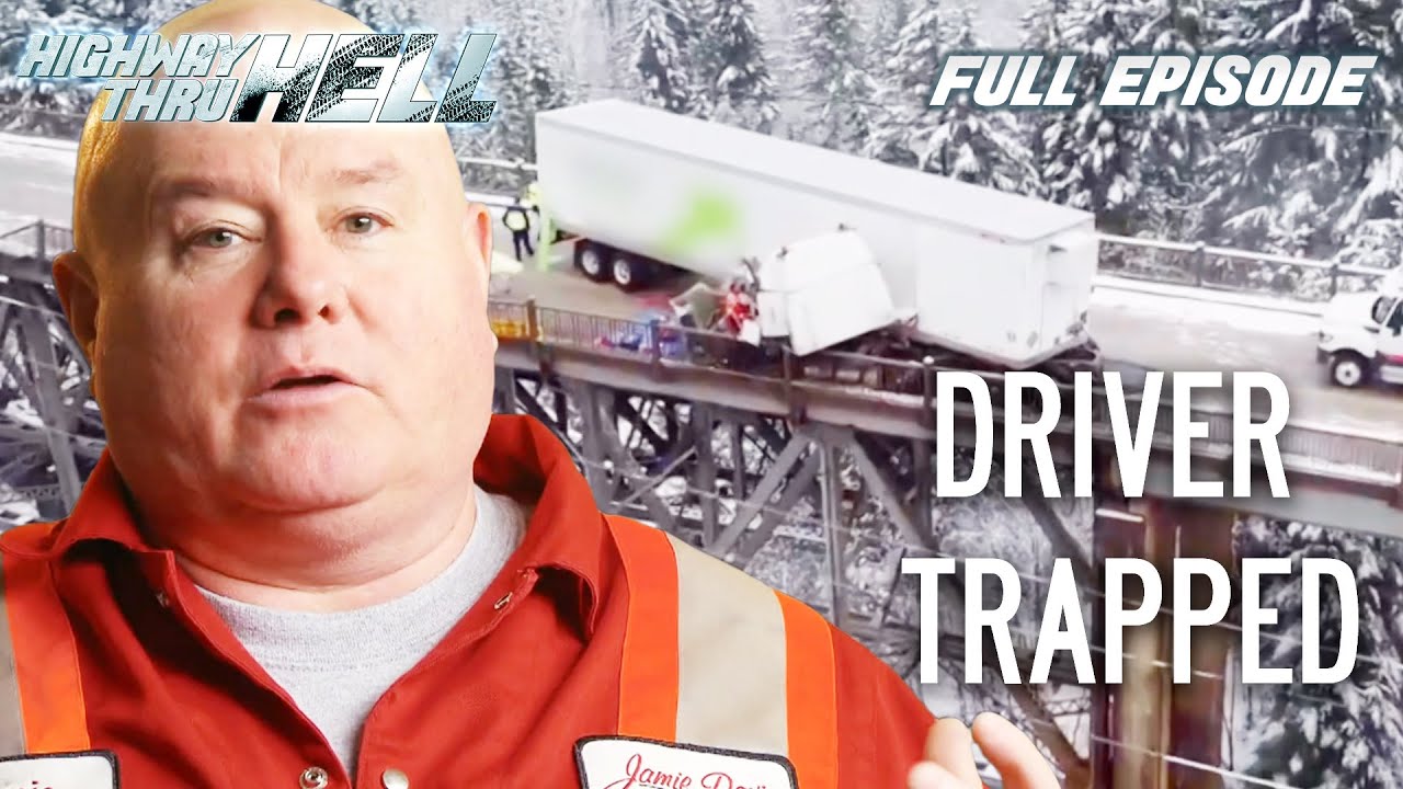 Driver Crashes on Edge of a Bridge | Full Episode | S05 E03 | Highway Thru Hell