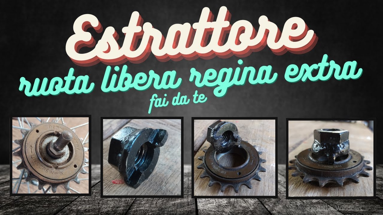Costruzione estrattore ruota libera single speed regina extra fai da te