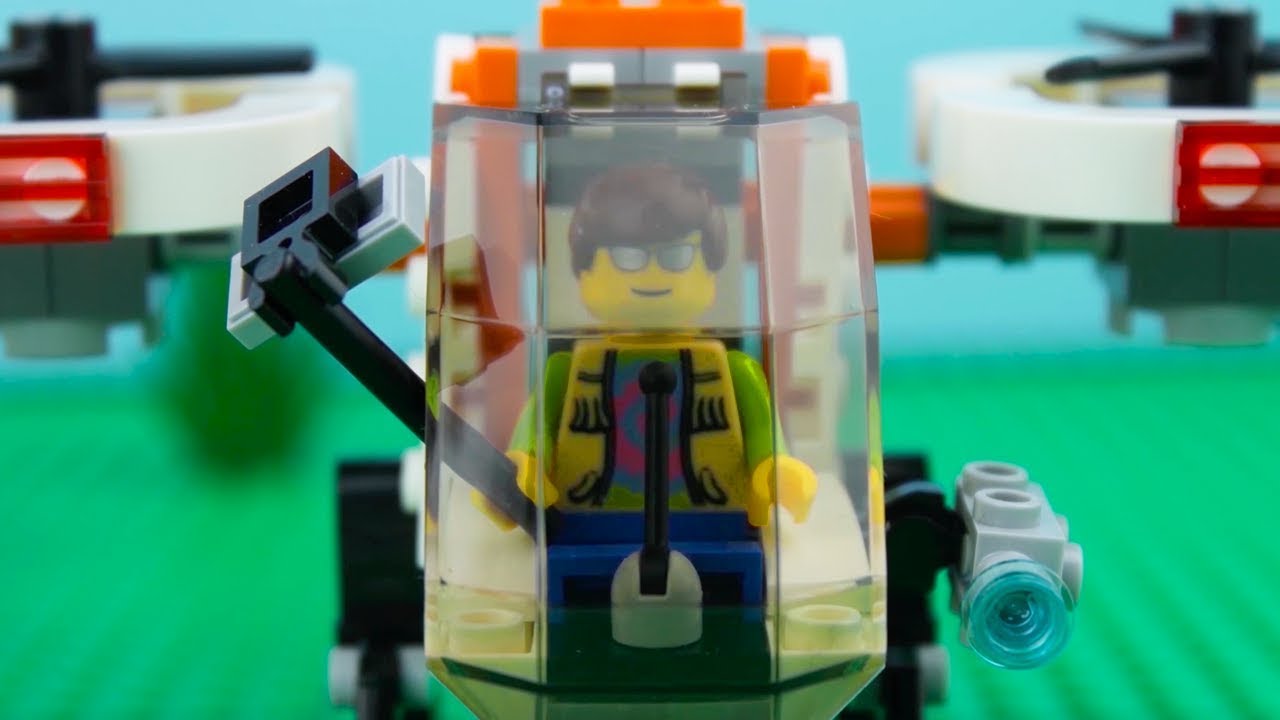 LEGO Drone Speed Build STOP MOTION LEGO City Drone Brick Building | LEGO City | By Billy Bricks