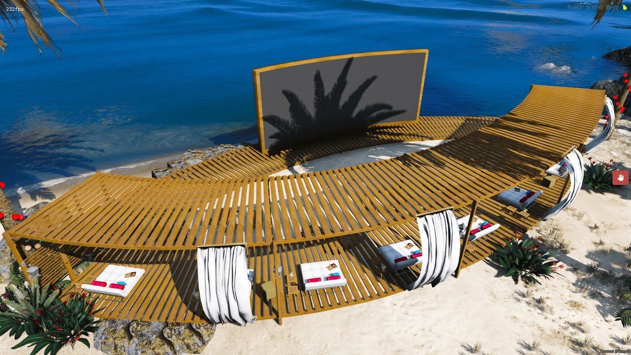 CINE BEACH | BUSCADOS RP | FIVEM | GTA V Roleplay Maps | Fivem Scripts | MLO