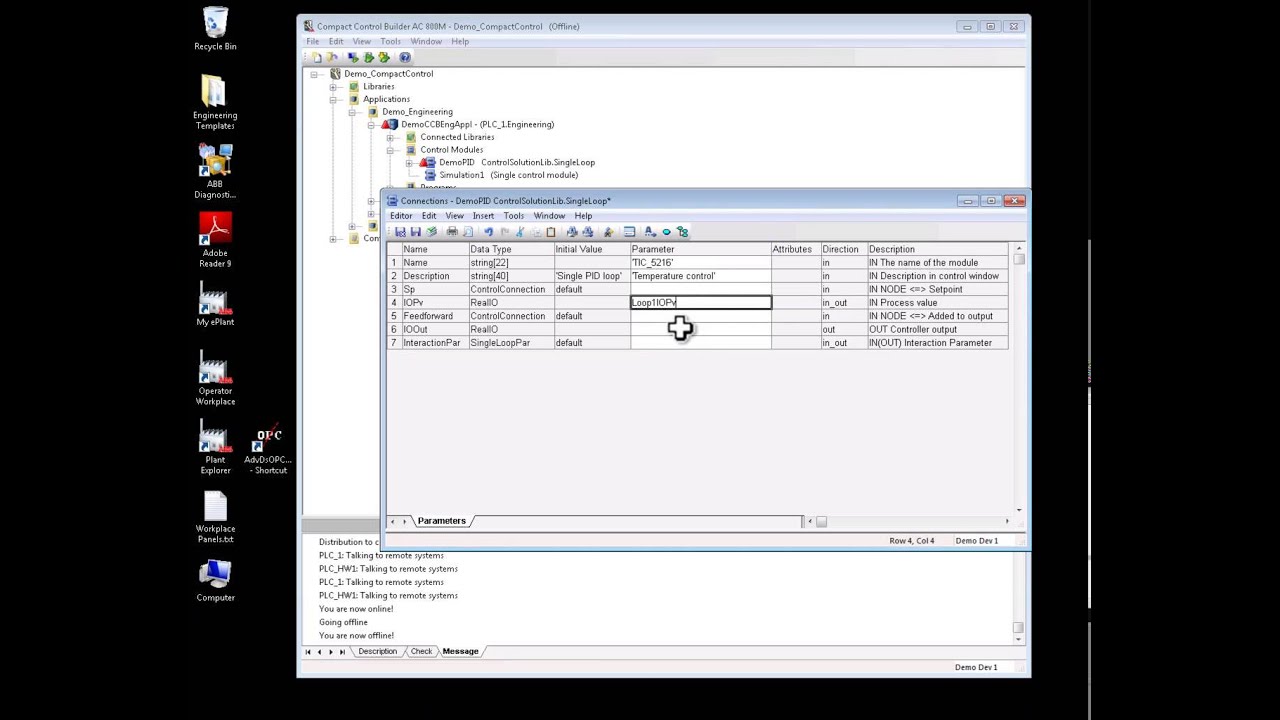 Compact Control Builders Engineering Create PID Loop