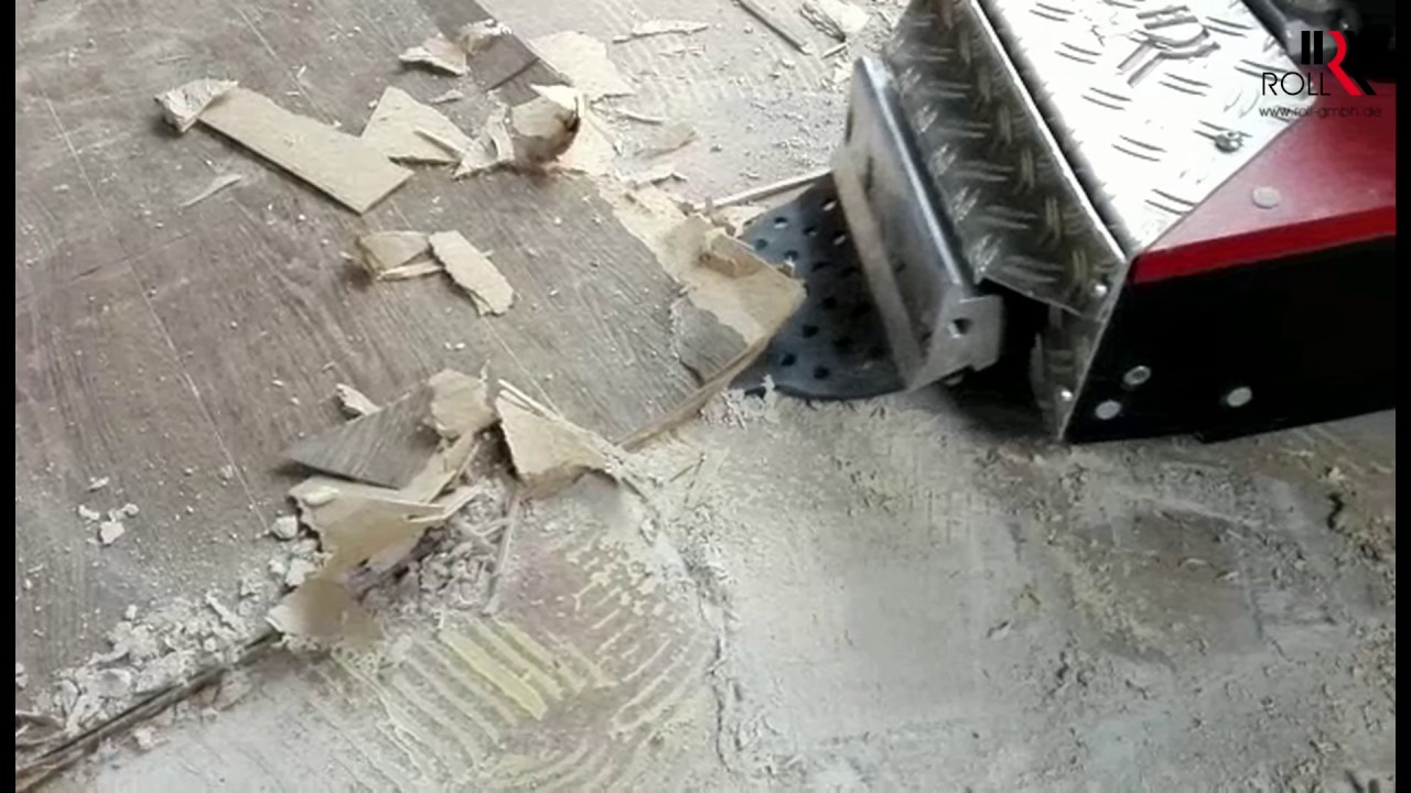 Verklebtes Laminat entfernen mit dem ROLL-STRIPPER RO-2