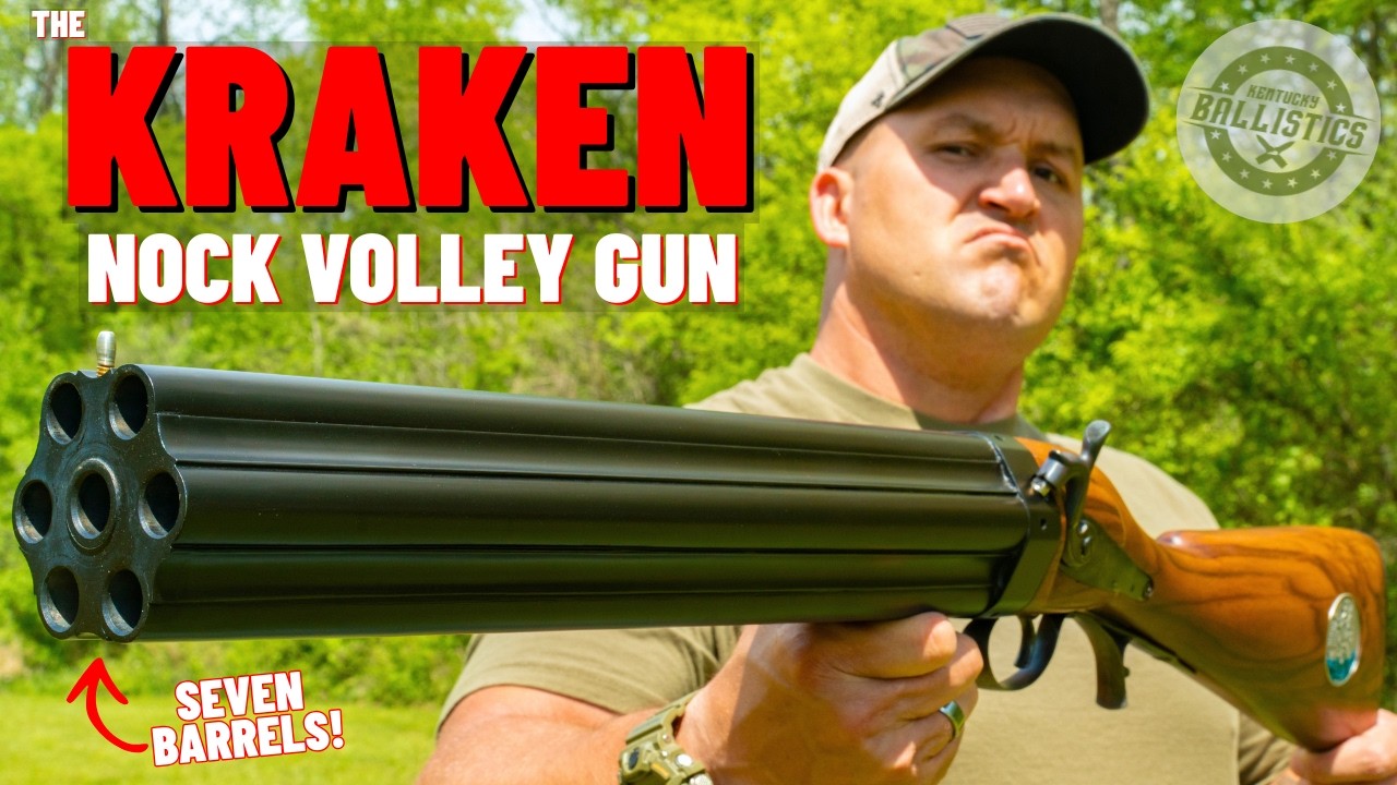Пулемет KRAKEN Nock Volley Gun (Семиствольный гигант!!!)
