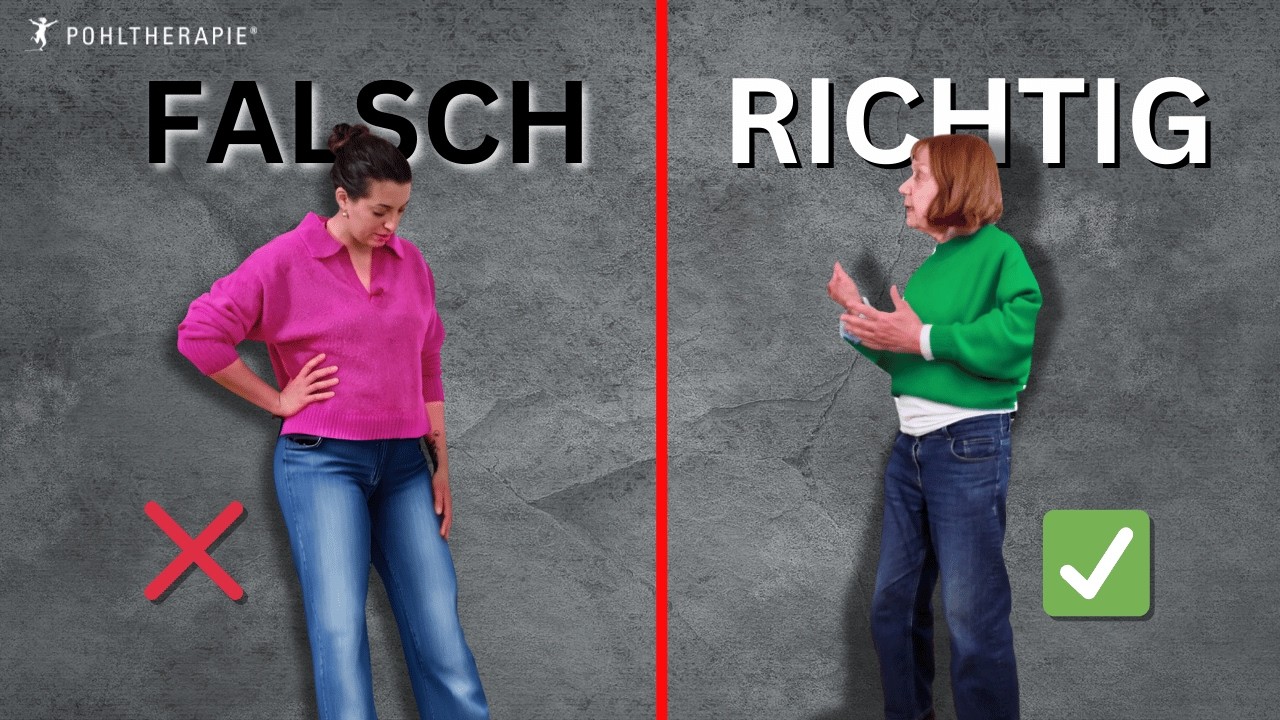 Stehen Sie immer mit dem Gewicht auf einem Bein? Warum das gar nicht gut ist!