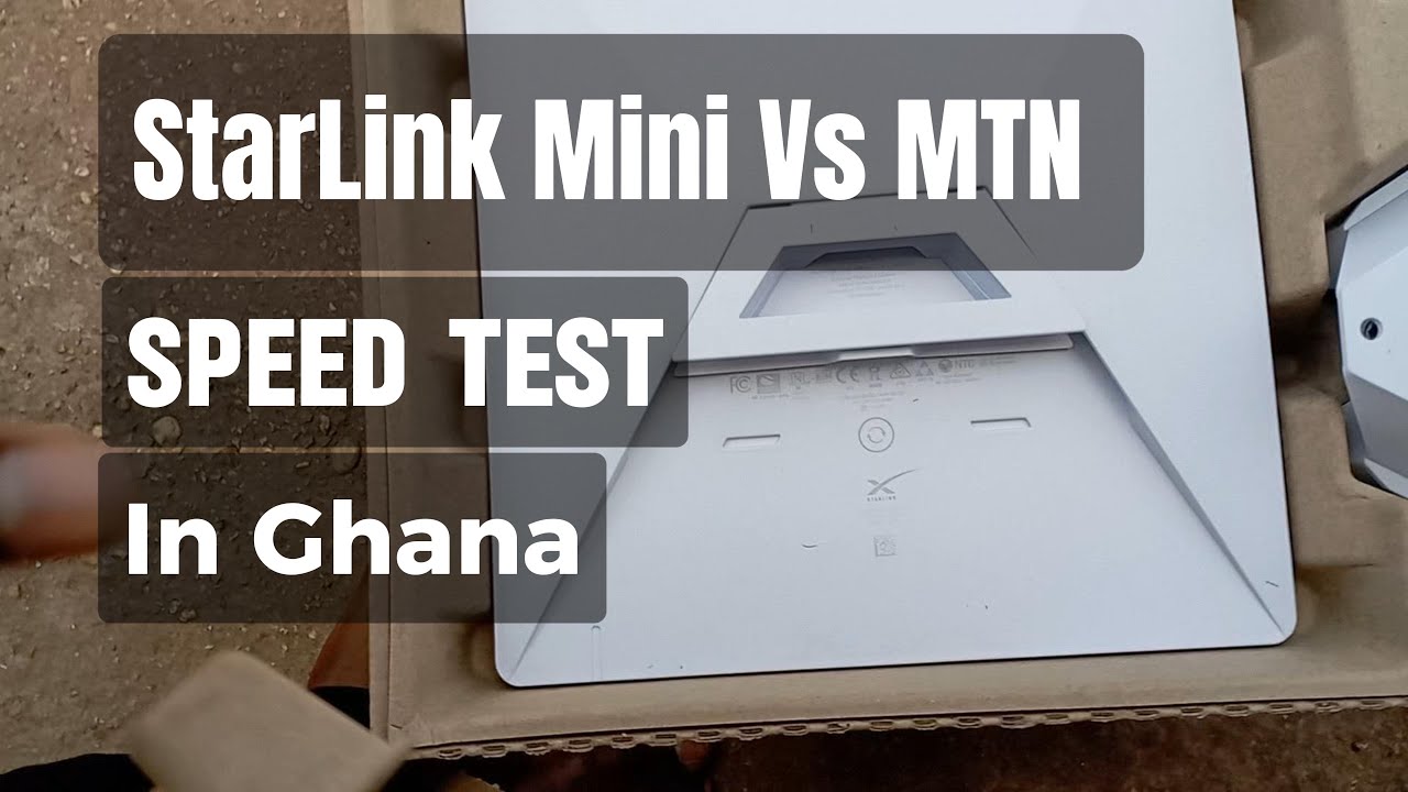 Starlink Mini VS MTN  Internet Speed Test in Rural Ghana, Hohoe.
