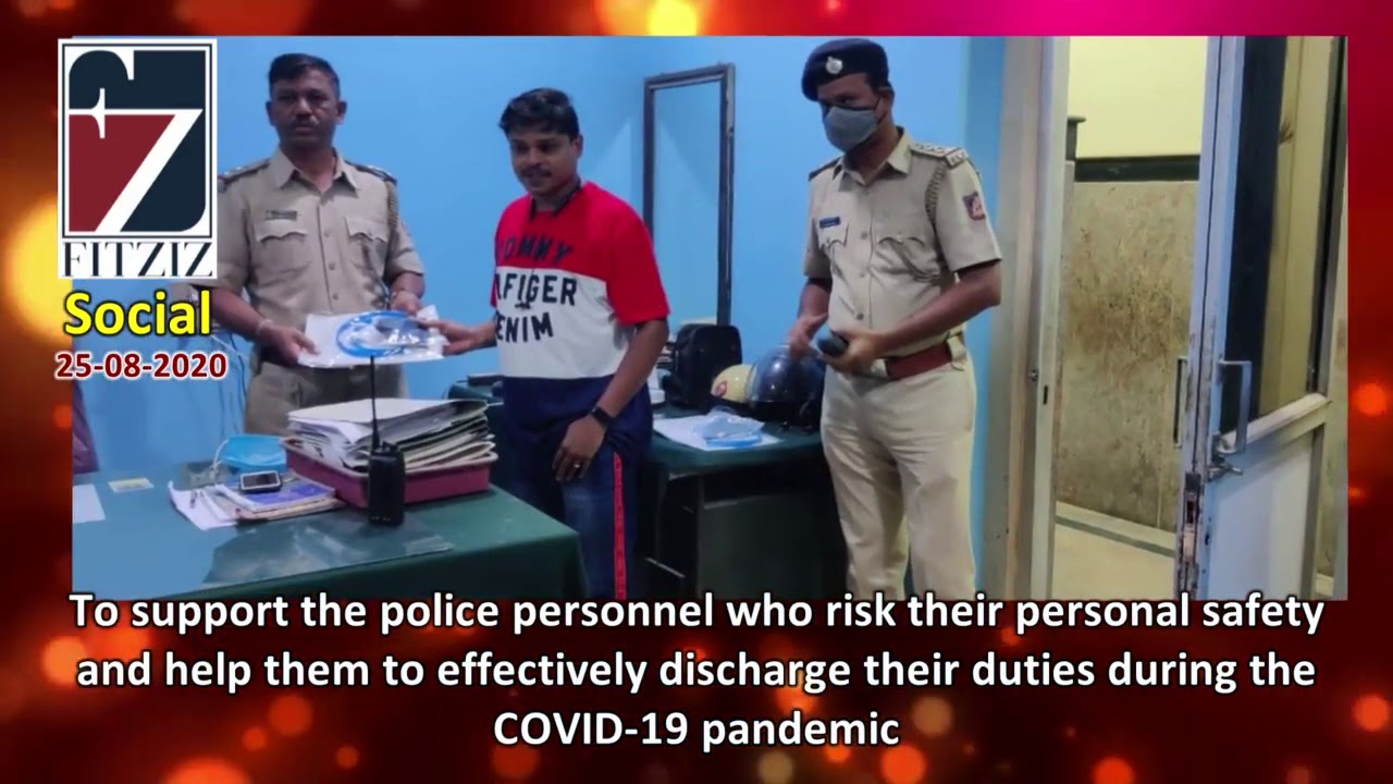 Fitziz social workat Cottonpet police station, Bengaluru