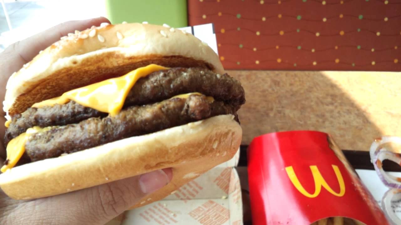 Food Review: Double quarter pounder from McDonald's Hershberger road