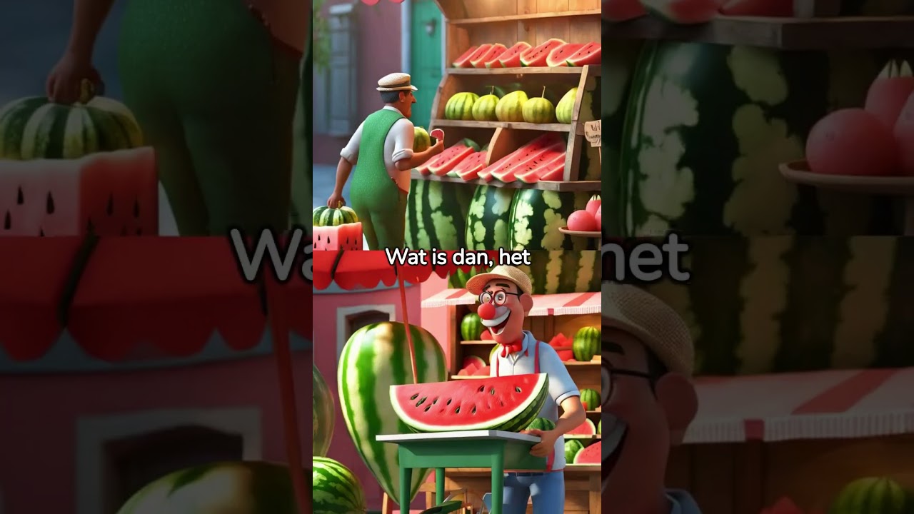 Watermeloen Verschil 😂 grappige filmpje #komedie #grappige #shorts